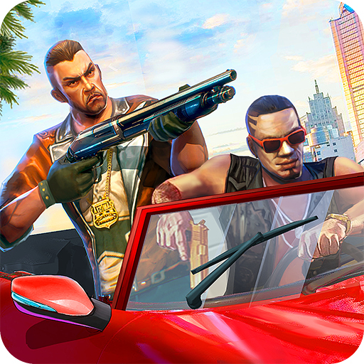 Cover Image of Auto Theft Gangsters (MOD, God Mode/Speed) v1.19 APK download for Android