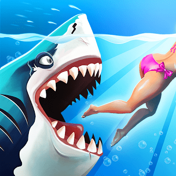 Cover Image of Hungry Shark World v4.5.0 MOD APK (Unlimited Money/Stamina)