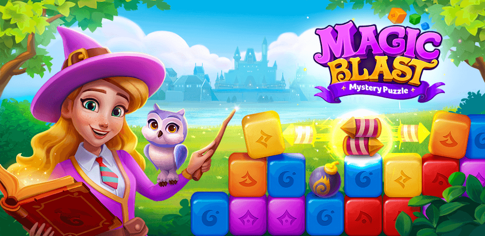 Cover Image of Magic Blast: Mystery Puzzle v24.0704.00 MOD APK (Unlimited/Money, Lives, Boosters)