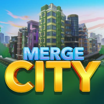 Cover Image of Merge City v1.0.2372 MOD APK (Free Shopping) Download for Android