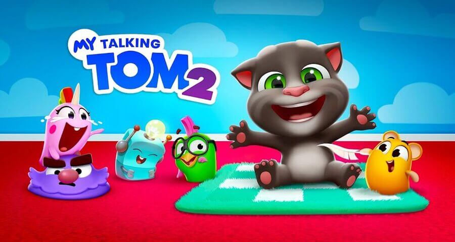 Cover Image of My Talking Tom 2 v4.8.1.9208 MOD APK (Unlimited Coins/Star)