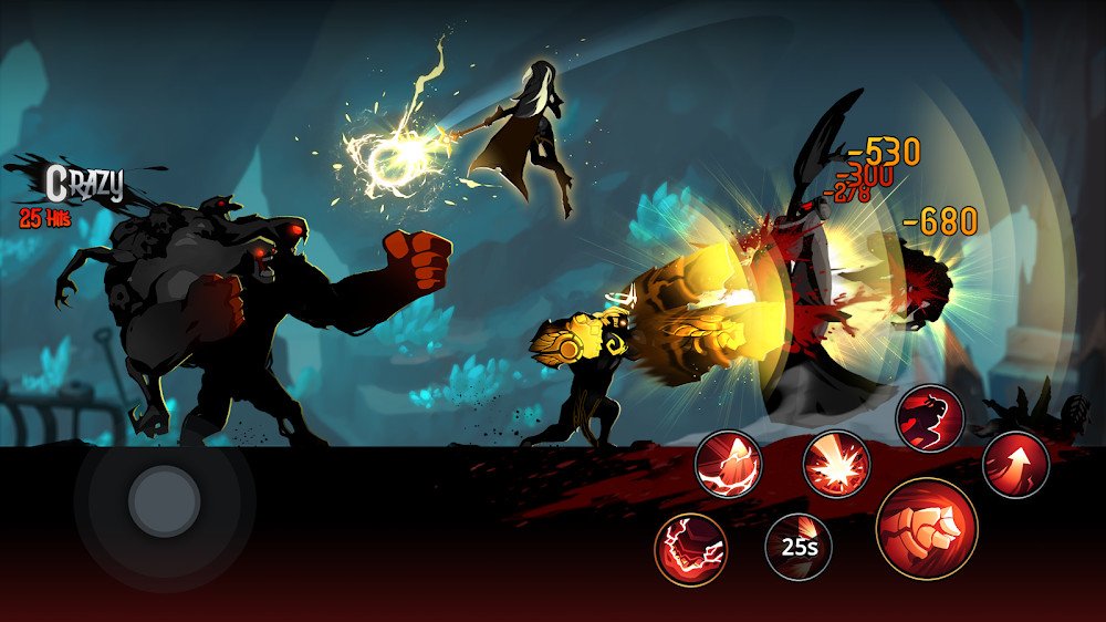 Shadow Knight: Ninja Game War MOD immortality/no skill cooldown 3.24.147 APK  download free for android