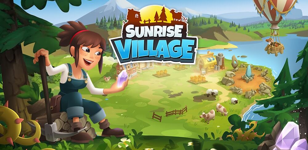 Cover Image of Sunrise Village v1.119.29 MOD APK (Free Rewards)