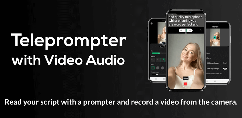 Cover Image of Teleprompter v3.0.18 MOD APK (Premium Unlocked)