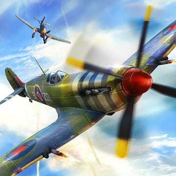 Cover Image of Warplanes: WW2 Dogfight v2.2.1 MOD APK (Premium Unlocked)