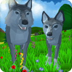 Cover Image of Wolf Simulator: Wild Animals 3D v1.053 MOD APK (Unlimited Coin, Meat)