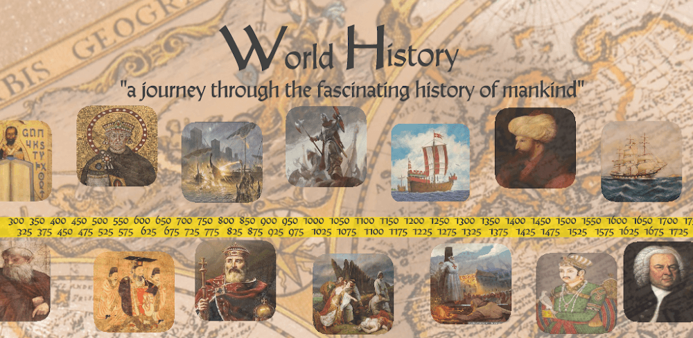 Cover Image of World History v3.43 APK (MOD: Paid, Patched)