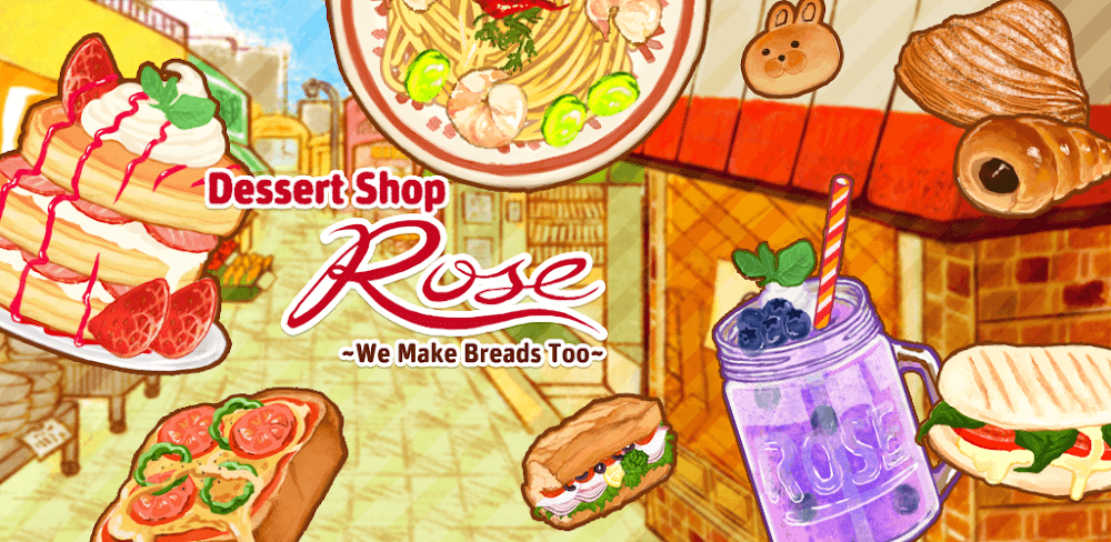 Cover Image of essert Shop ROSE Bakery v1.1.180 MOD APK (Unlimited Money)